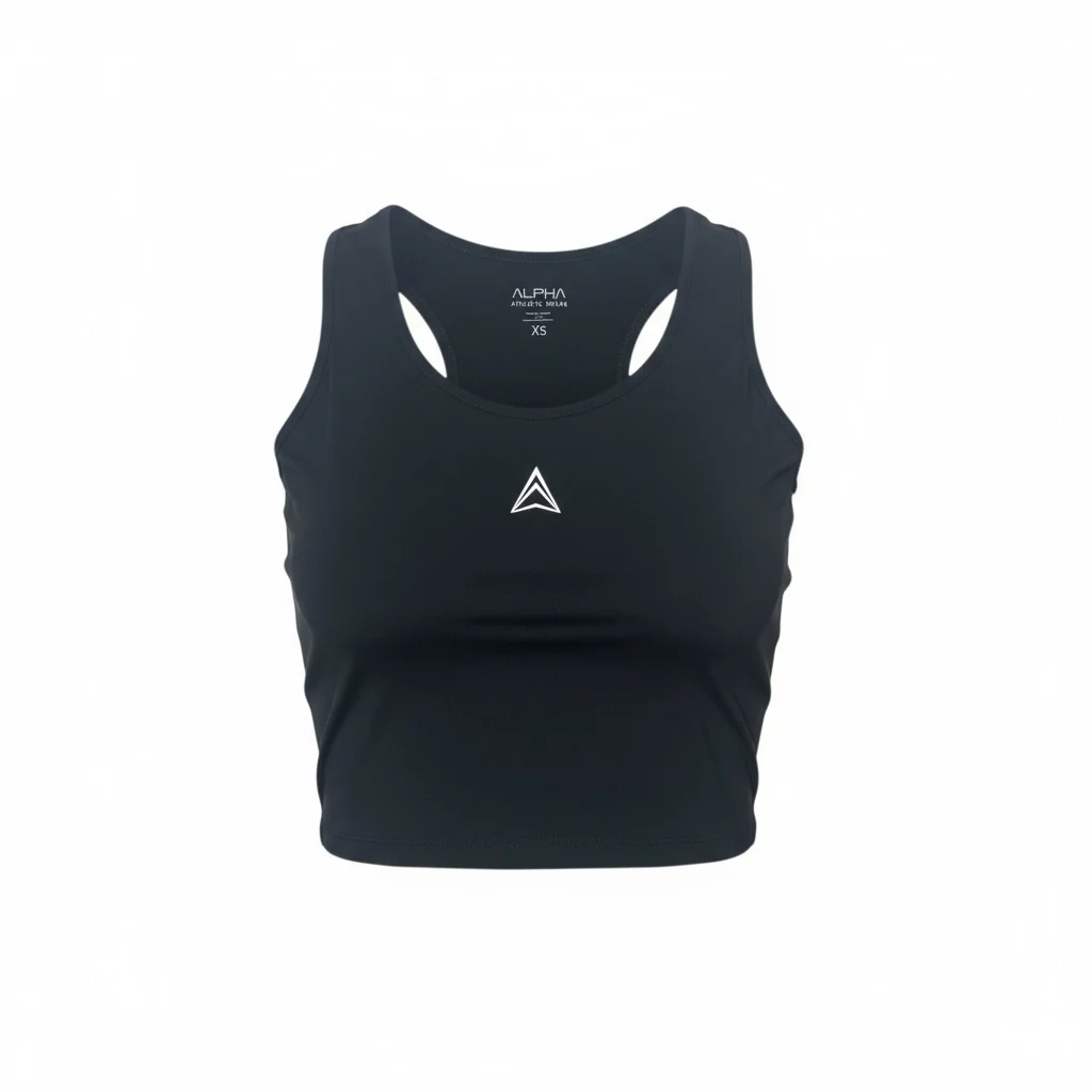 Alpha Women’s Cropped Tank Top - Image 4