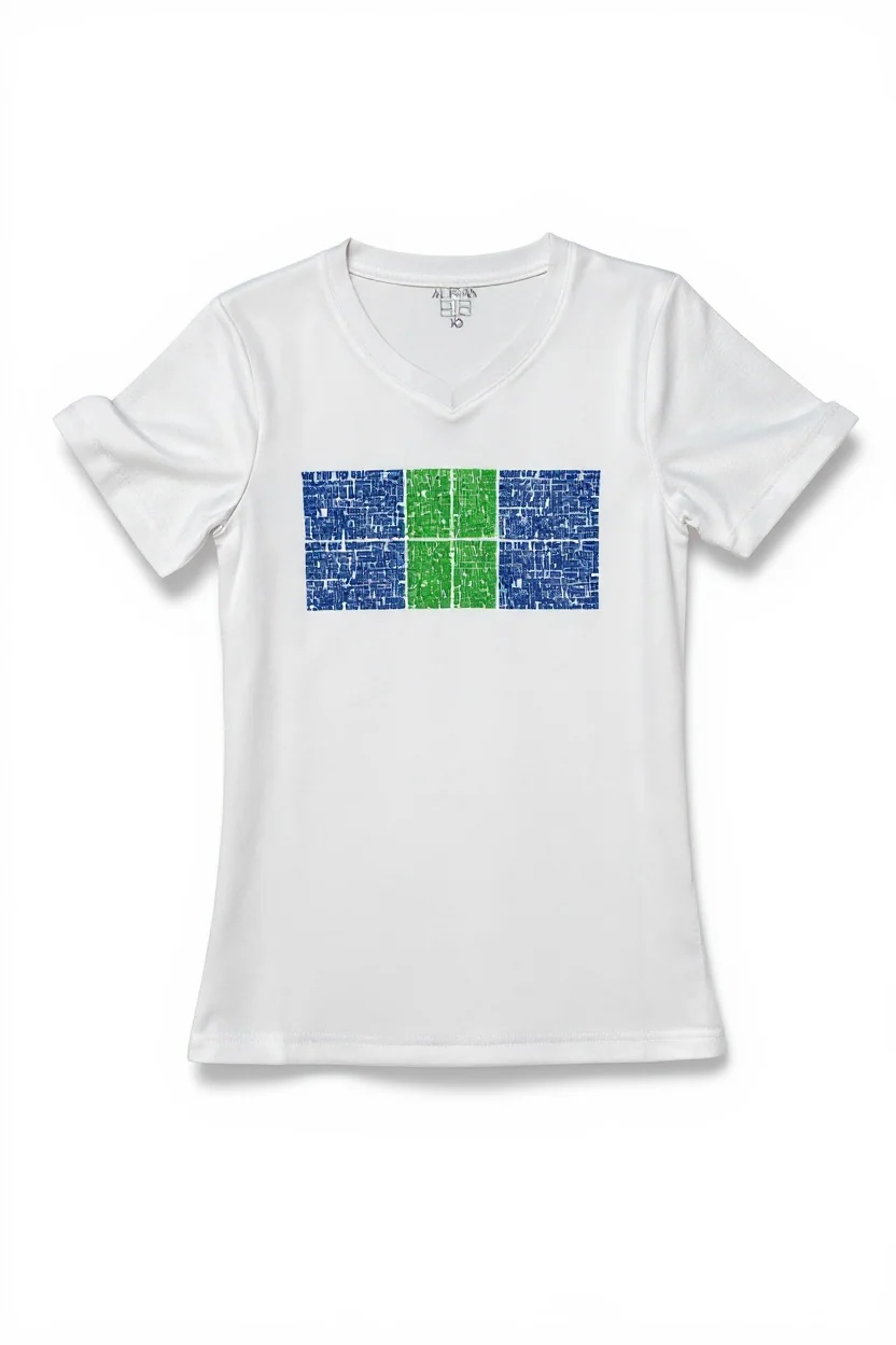 Alpha Women’s Dri-Fit V-neck Court Shirt - Image 4
