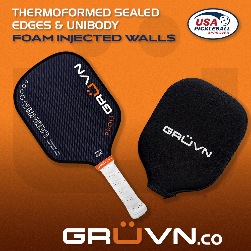 GRUVN LAZR 16HD Pickleball Paddle (Hybrid Shape) - Image 2