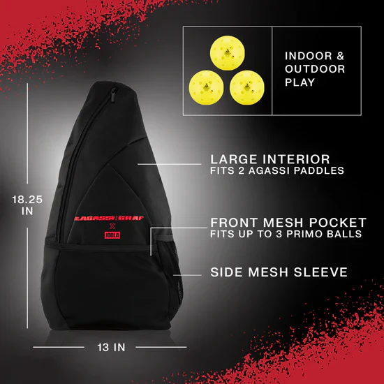JOOLA AGASSI/GRAF CHAMPION PICKLEBALL PADDLE SET - Image 6